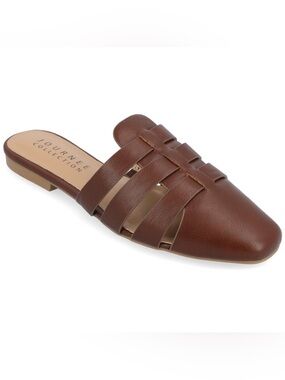 Journee Collection Womens Jazybell Tru Comfort Foam Slip On Mules Flats